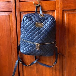 Bebe quilted faux leather backpack